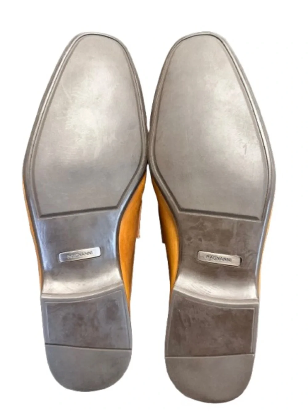 Magnanni Rafa II 15804 Cognac Leather Horsebit Loafers Men’s 12M Made Spain